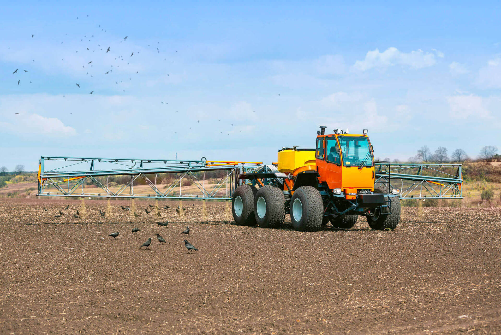 Сельхозтехника линейки «Туман» в Донетску. Точное распределение по&nbsp;всей ширине захвата